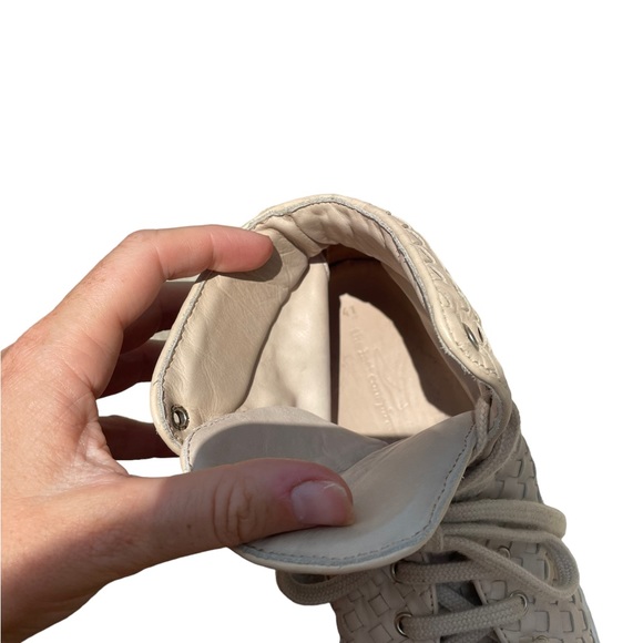 The Last Conspiracy weaved leather sneakers - Picture 5 of 12